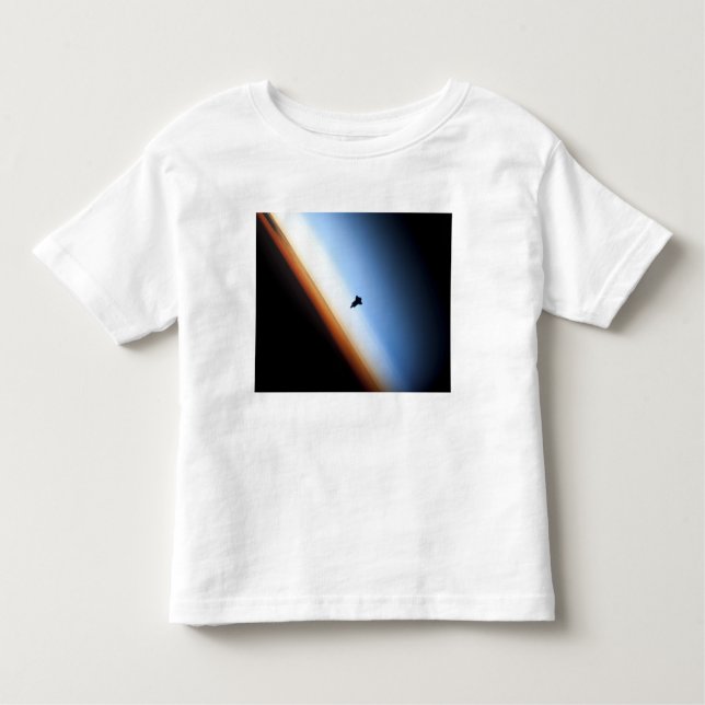 T-shirt Pour Les Tous Petits Silhouette de la navette spatiale Endeavor (Devant)