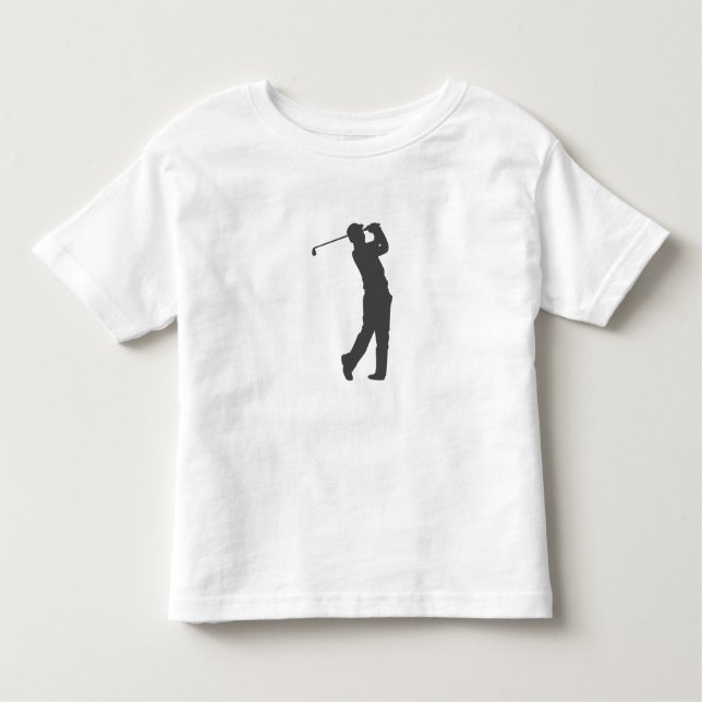 T-shirt Pour Les Tous Petits Silhouette du joueur de golf (Devant)