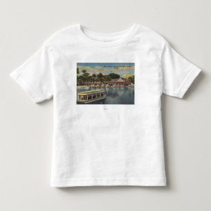 T-shirt Pour Les Tous Petits Silver Springs, FL - vue de bord de mer de bateau