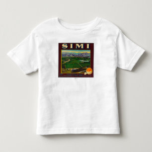 T-shirt Pour Les Tous Petits Simi LabelSanta orange Susana, CA