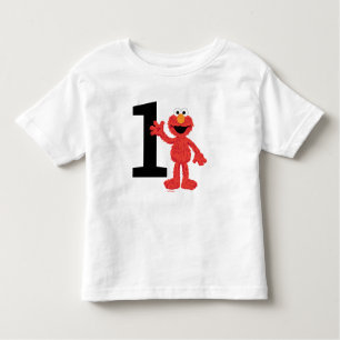 T-shirt Pour Les Tous Petits Simple Elmo 1er anniversaire