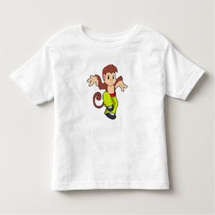 T-shirt Pour Les Tous Petits Singe aux arts martiaux Kungfu