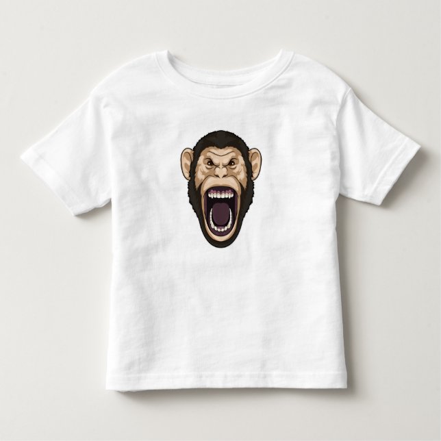 T-shirt Pour Les Tous Petits Singe avec poils noirs (Devant)