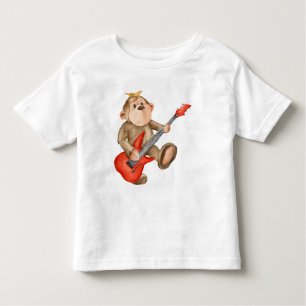 T-shirt Pour Les Tous Petits Singe Électirique