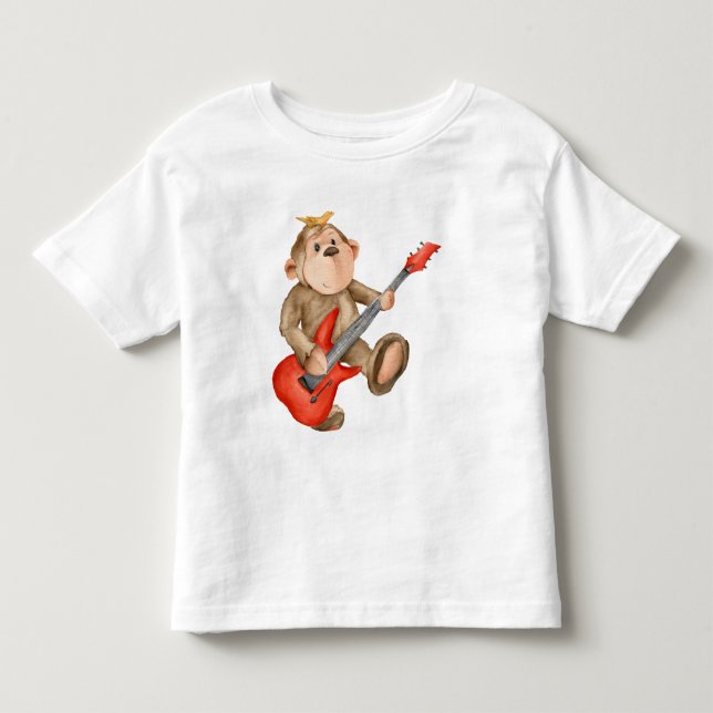 T-shirt Pour Les Tous Petits Singe Électirique (Devant)