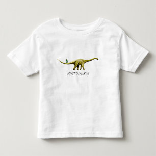 T-shirt Pour Les Tous Petits Singe verte d'Apatosaurus et de raisin