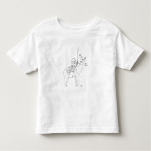 T-shirt Pour Les Tous Petits Sir Otter le courageux