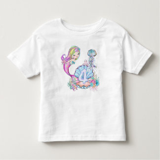 T-shirt Pour Les Tous Petits Sirène du 4e anniversaire