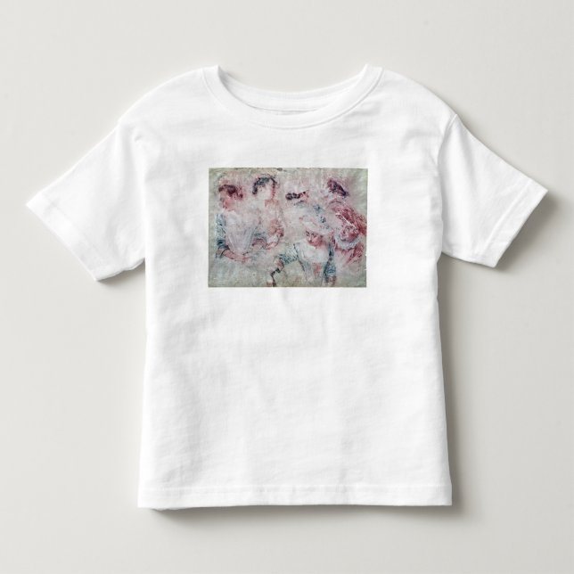 T-shirt Pour Les Tous Petits Six études (Devant)