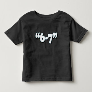T-shirt Pour Les Tous Petits Six Seven