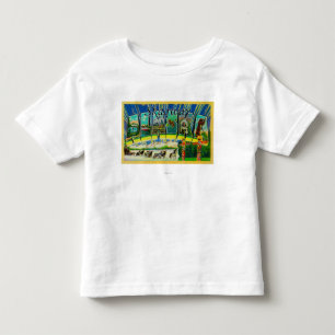 T-shirt Pour Les Tous Petits Skagway, Alaska - grandes scènes de lettre