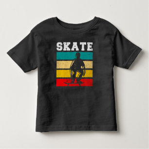 T-shirt Pour Les Tous Petits Skateboard Kid Retro