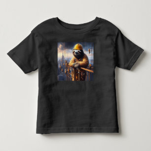 T-shirt Pour Les Tous Petits Sloth Working the High Steel