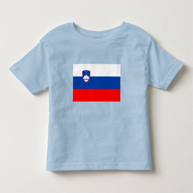 T-shirt Pour Les Tous Petits Slovenia Flag (Devant)