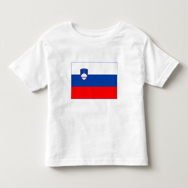 T-shirt Pour Les Tous Petits Slovenia Flag (Devant)