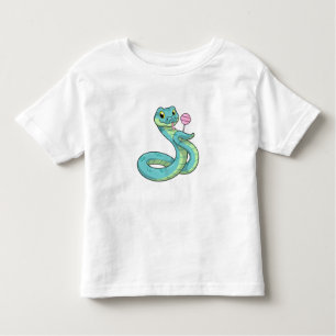 T-shirt Pour Les Tous Petits Snake with Lollipop