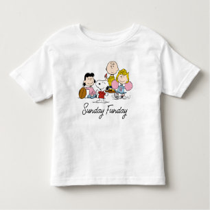 T-shirt Pour Les Tous Petits Snoopy et Gang Play Football