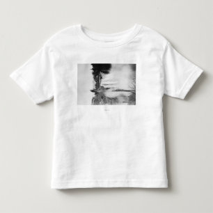 T-shirt Pour Les Tous Petits Snoqualmie, WA - automnes et photographie de loge