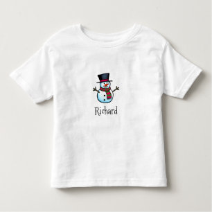 T-shirt Pour Les Tous Petits Snowman