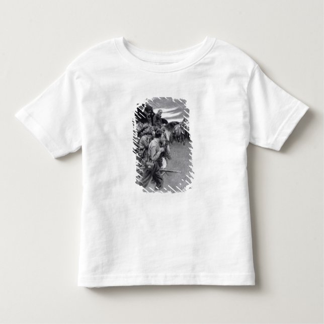 T-shirt Pour Les Tous Petits Son armée a cassé pleurer et sobbing (Devant)