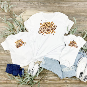 T-shirt Pour Les Tous Petits Son Mini Police Rétro Sentiment Vintage, maman et
