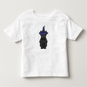 T-shirt Pour Les Tous Petits Sorcière de chat