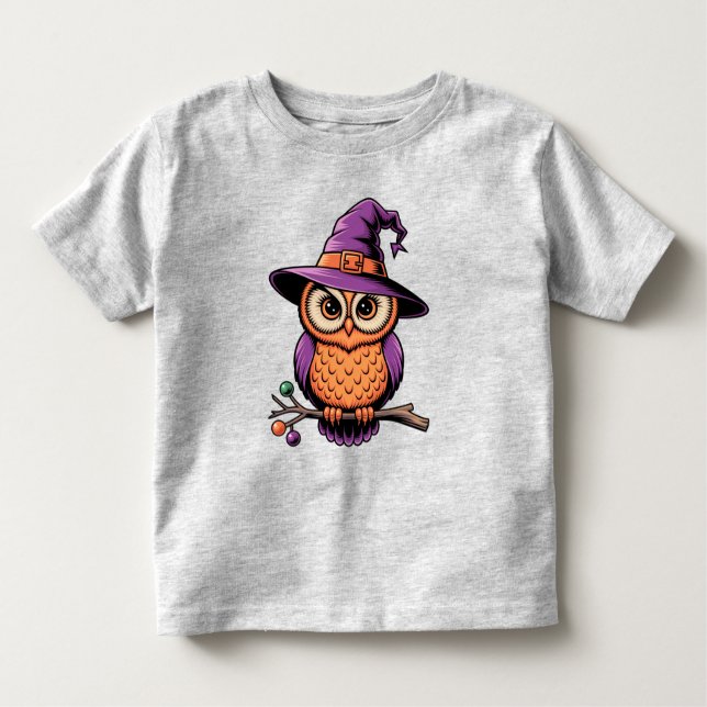 T-shirt Pour Les Tous Petits Sorcière de Chouette caprine (Devant)