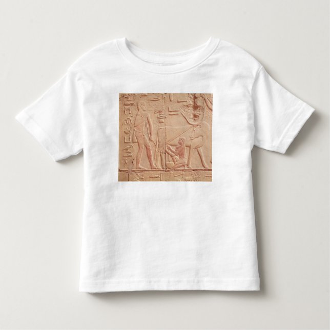 T-shirt Pour Les Tous Petits Soulagement représentant un homme traçant une vach (Devant)