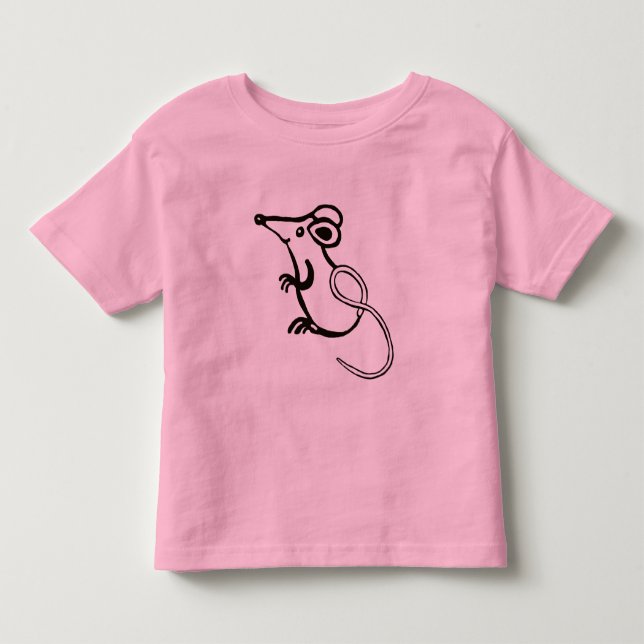 T-shirt Pour Les Tous Petits souris (Devant)