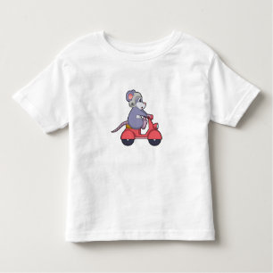 T-shirt Pour Les Tous Petits Souris comme Biker avec Scooter.PNG