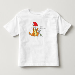 T-shirt Pour Les Tous Petits Souris de chat Noël Drôle Cartoon mignonne