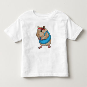 T-shirt Pour Les Tous Petits Souris en tant que coureur avec bandeau