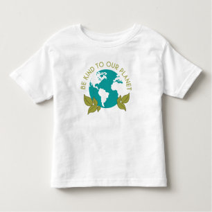T-shirt Pour Les Tous Petits Soyez Gentils Avec Notre Planète