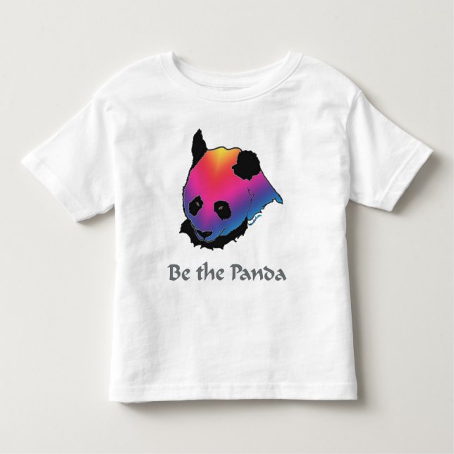 T-shirt Pour Les Tous Petits Soyez le panda (Devant)