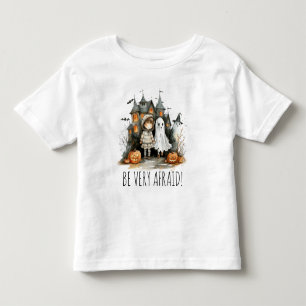 T-shirt Pour Les Tous Petits Soyez très effrayé - Mischief hanté en costume