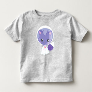 T-shirt Pour Les Tous Petits Space Cat, Cute Cat, Astronaute, Cosmonaute, Espac
