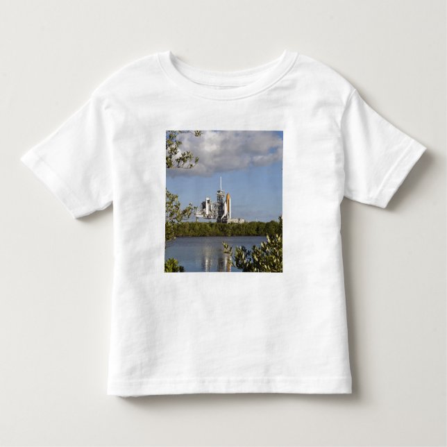 T-shirt Pour Les Tous Petits Space Shuttle Atlantis est prêt (Devant)