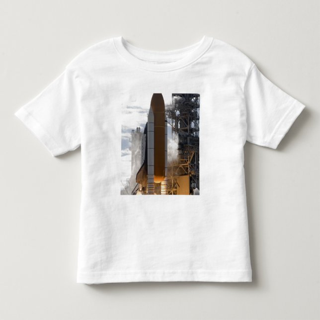 T-shirt Pour Les Tous Petits Space Shuttle Atlantis lève sur 15 (Devant)