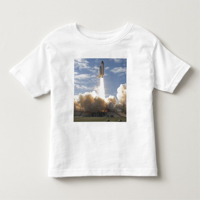 T-shirt Pour Les Tous Petits Space Shuttle Atlantis se lève sur 10 (Devant)