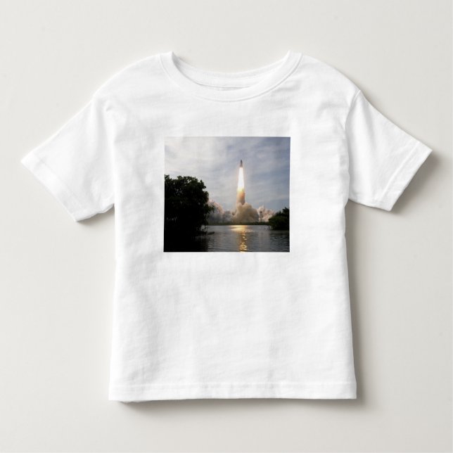 T-shirt Pour Les Tous Petits Space Shuttle Endeavor se lève sur 4 (Devant)