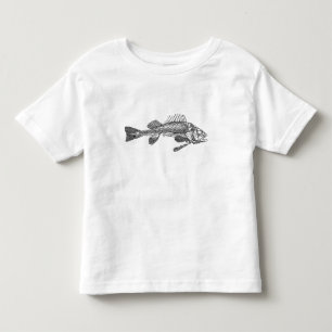 T-shirt Pour Les Tous Petits Squelette de poisson