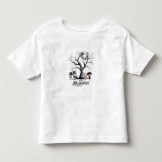 T-shirt Pour Les Tous Petits Squelettes mignons, maman et Frankenstein Boy