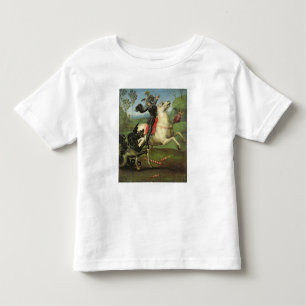 T-shirt Pour Les Tous Petits St George luttant avec le dragon