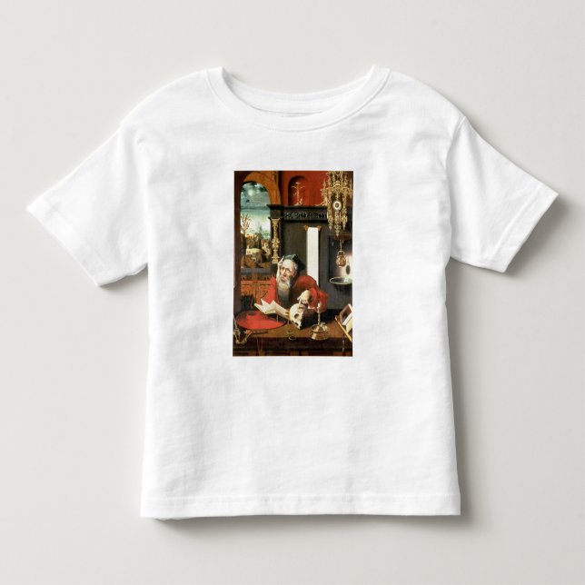 T-shirt Pour Les Tous Petits St Jerome dans son étude (Devant)