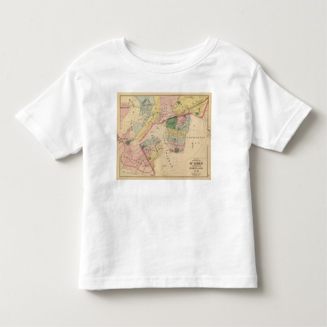 T-shirt Pour Les Tous Petits St John, Portland, NOTA: (Devant)