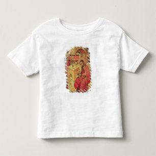 T-shirt Pour Les Tous Petits St. Luke Opérant sur la tête d'un homme, c.1400-30