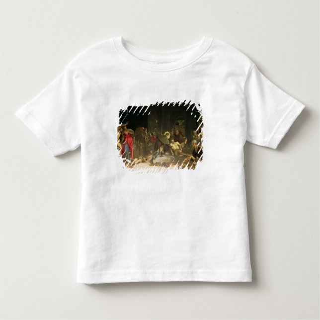 T-shirt Pour Les Tous Petits St Roch traitant la peste (Devant)