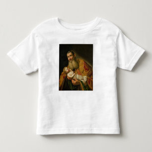 T-shirt Pour Les Tous Petits St Simeon présentant le Christ infantile