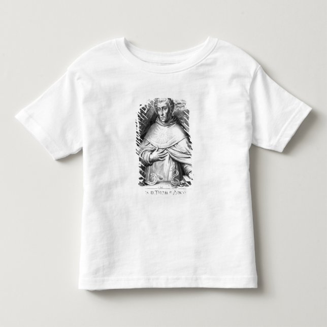 T-shirt Pour Les Tous Petits St Thomas Aquinas (Devant)