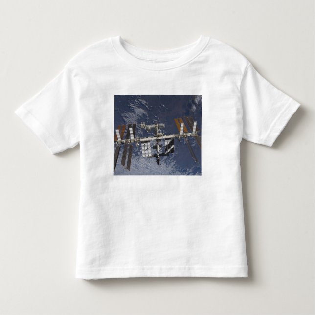 T-shirt Pour Les Tous Petits Station spatiale internationale en orbite (Devant)